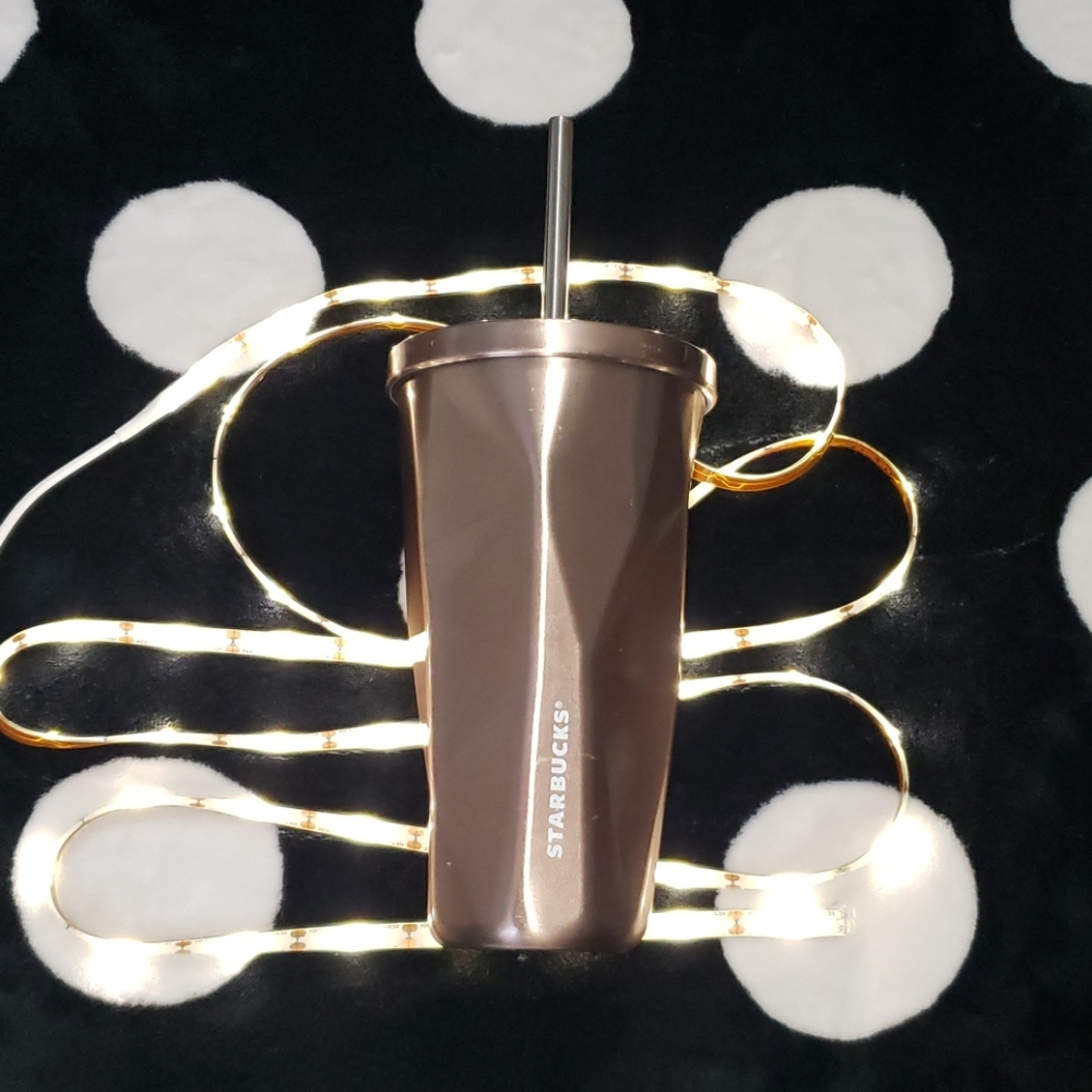 Vintage Bronze Starbucks Cup